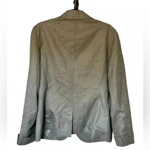 Lafayette 148 New York Gray Blazer - Picture 4 of 5